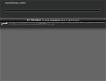Tablet Screenshot of nanobuzz.com